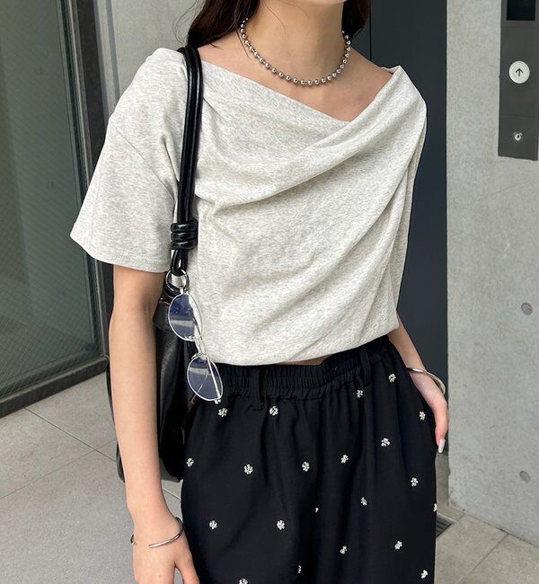  「26SSオフショルTシャツ」|Tシャツ・カットソー|