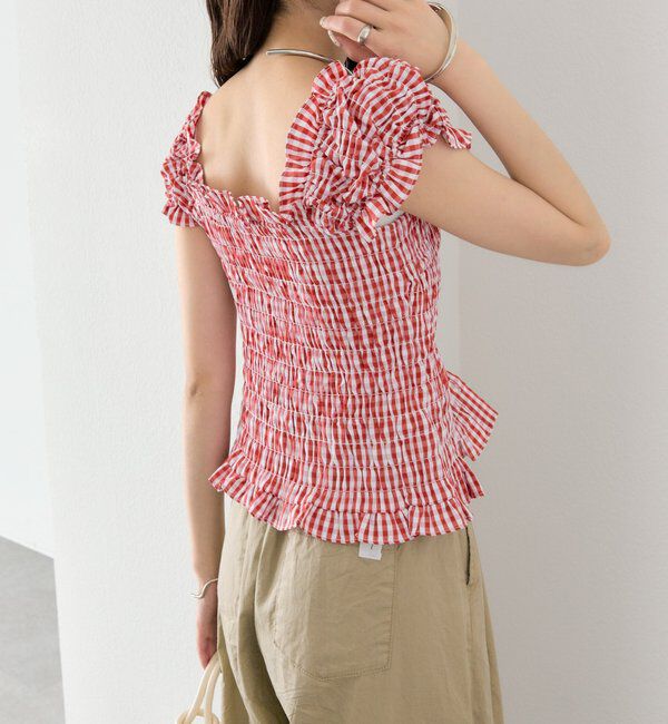  「シャーリングフレンチブラウス」|シャツ・ブラウス|