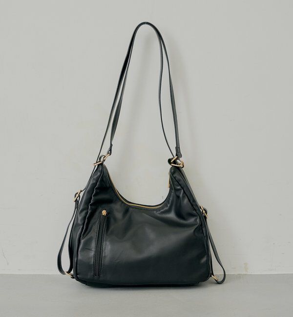  「ロゴチャーム付き3wayホーボーバッグ」|ボストンバッグ|