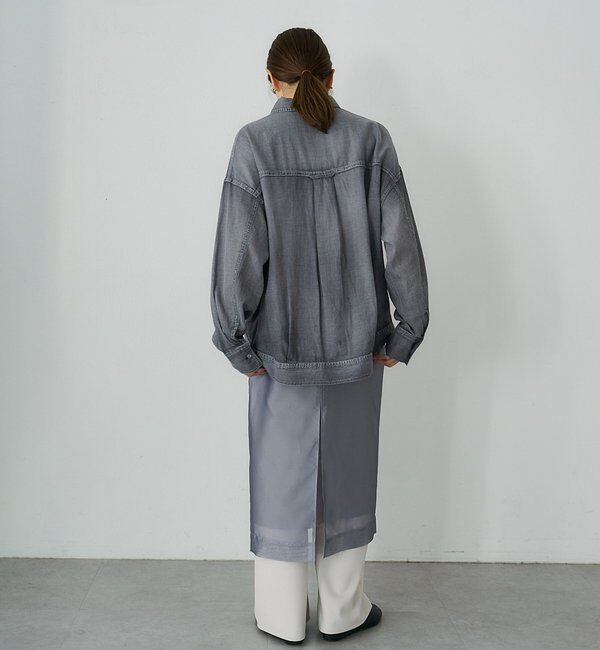  「シアーデニムシャツ」|シャツ・ブラウス|