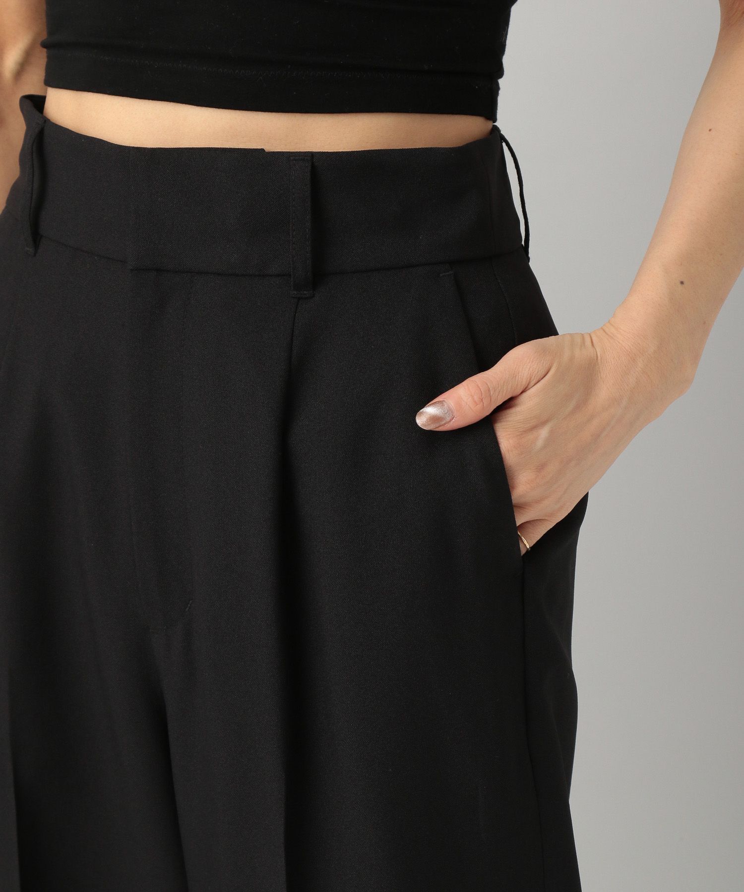 A part by 「リネンライクストレートパンツ」|スラックス|