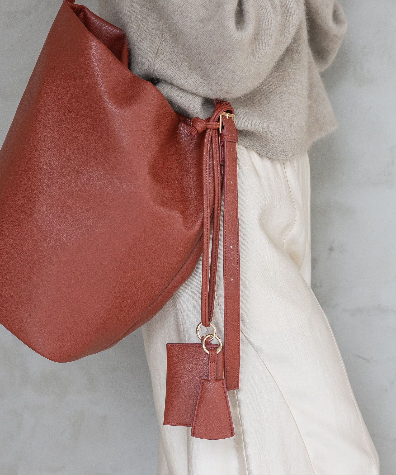 A part by 「ソフトバケツBIGBAG」|トートバッグ|レッド