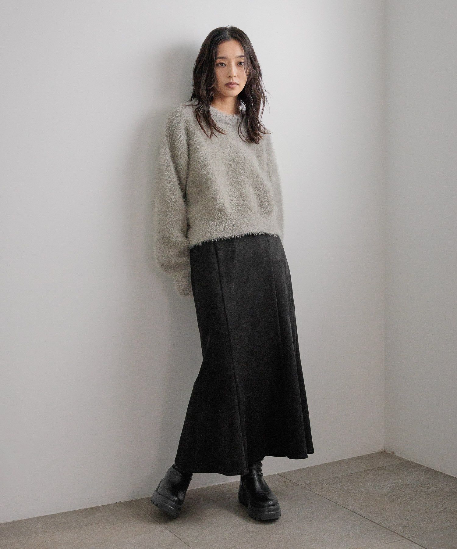 LOWRYS FARM「ウールライクマーメイドスカート」|スカート|