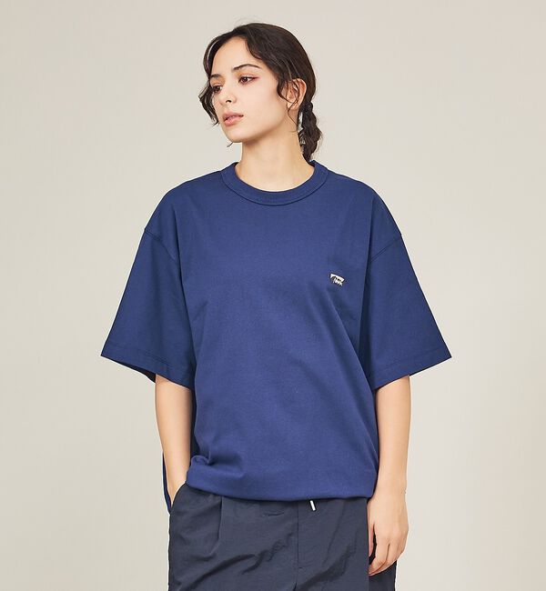 ABAHOUSE「【NANGA/ナンガ】ECO HYBRID BOX LOGO EMB/ミニボック」|Tシャツ・カットソー|ネイビー