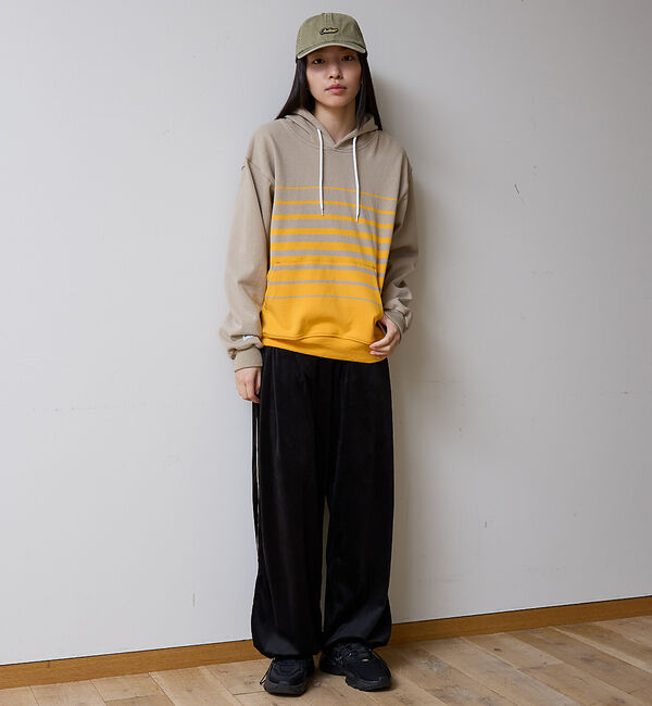 ABAHOUSE「BARBARIAN 12ozHEAVY WEIGHTパーカー/ボーダー/ユニセッ」|パーカー|