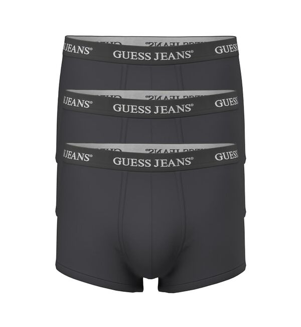 ABAHOUSE「【GUESS / ゲス】GJ3PACK TRUNK ボクサーパンツ / ボクサー」|インナー|ブラック