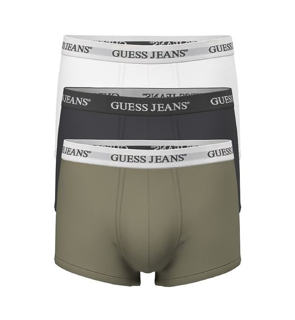 ABAHOUSE「【GUESS / ゲス】GJ3PACK TRUNK ボクサーパンツ / ボクサー」|インナー|グリーン系その他1