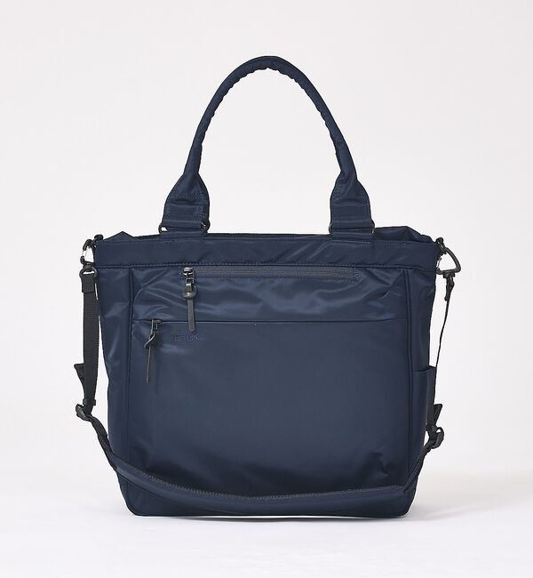 ABAHOUSE「【DsBk / ディーエスビーケー】SquareSmartTOTE/スクエアスマ」|トートバッグ|ネイビー
