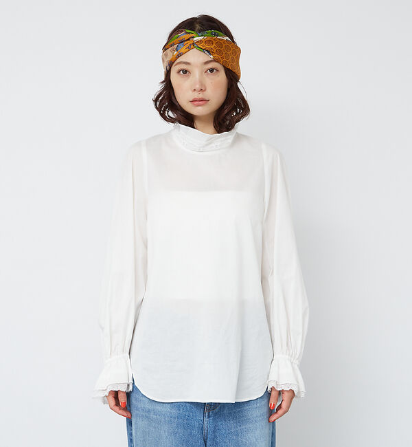 Rouge vif「レースハイネックブラウス」|シャツ・ブラウス|