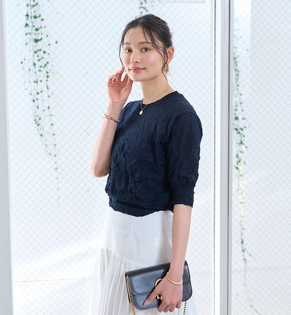 Rouge vif「キャッチワッシャーニットプルオーバー」|ニット・セーター|