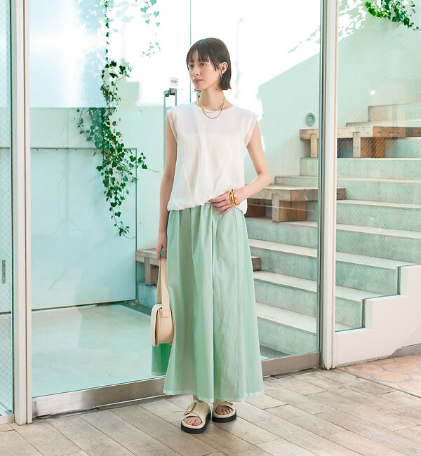 Rouge vif「イージーウエストギャザースカート」|スカート|