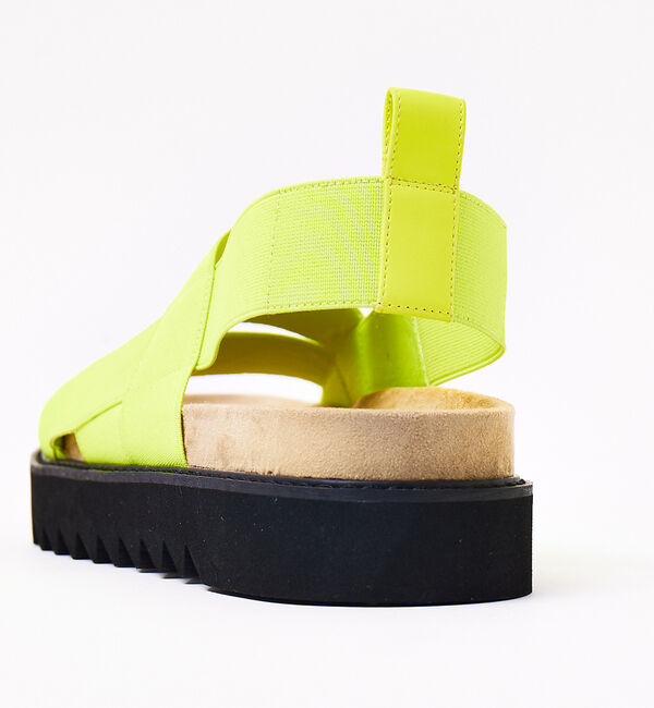 AU BANNISTER「【LAROUTE】エラスティックサンダル」|サンダル|