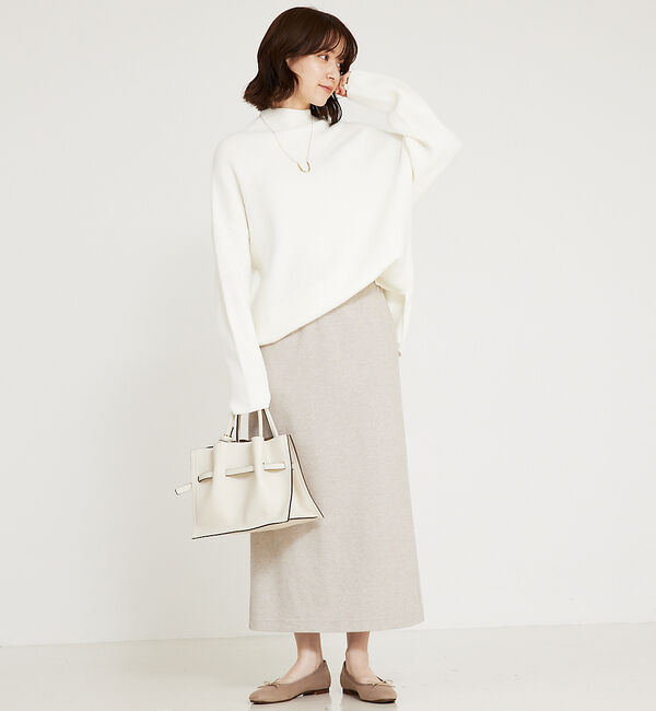 abahouse mavie「【セットアップ対応】ウォームジャージータイトスカート」|スカート|