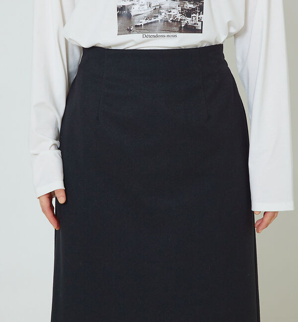 abahouse mavie「【セットアップ対応】ウォームジャージータイトスカート」|スカート|