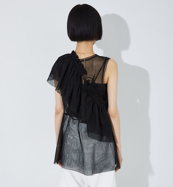 NOMINE「【iocus】マルチWAYカラー+コットンネットトップス」|Tシャツ・カットソー|