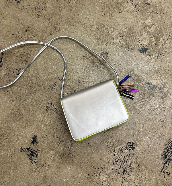 NOMINE「【cheek】Line mini shoulder カラーライン ショルダーバッ」|ショルダー・メッセンジャー|