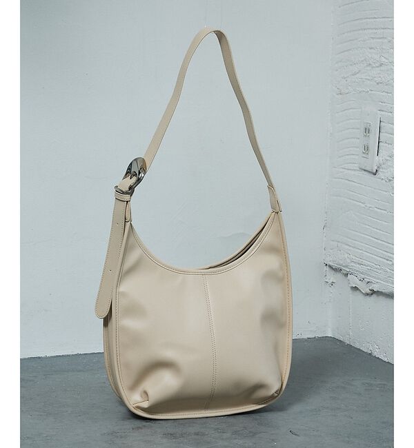 NOMINE「【AT CREATION】ヴォルガバックル ショルダーバッグ」|ショルダー・メッセンジャー|アイボリー