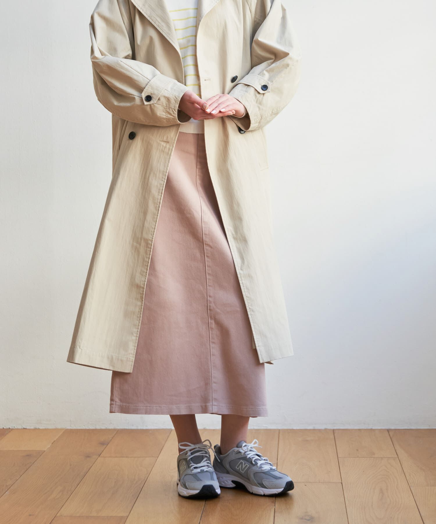 URBAN RESEARCH DOORS「製品染めカラースカート」|スカート|