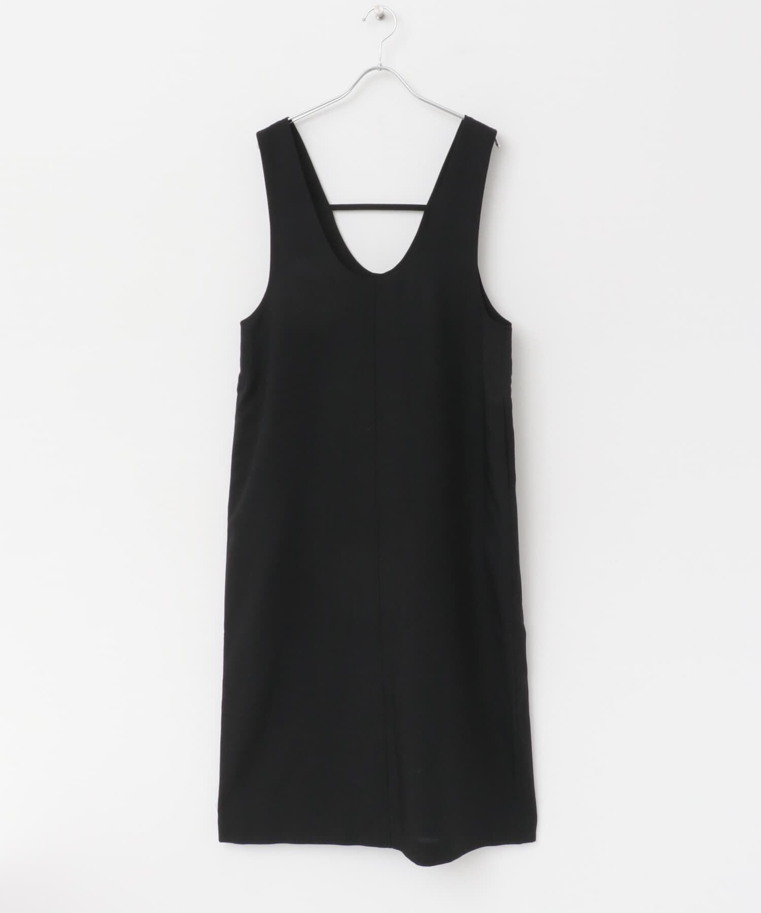 URBAN RESEARCH DOORS「ドライタッチUネックジャンパースカート」|ワンピース|