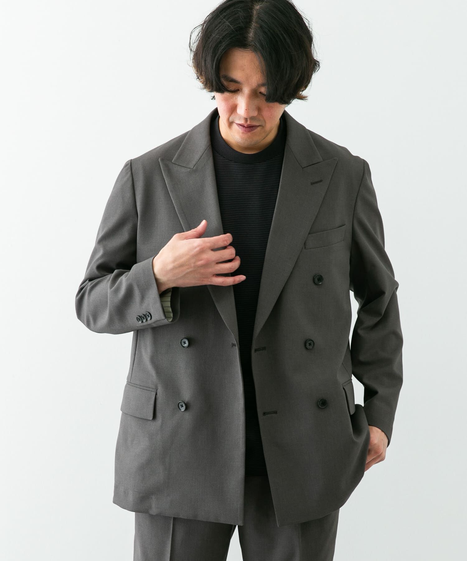 URBAN RESEARCH DOORS「『イージーケア』LIFE STYLE TAILOR　ストレッチオックスWジャケット」|その他|