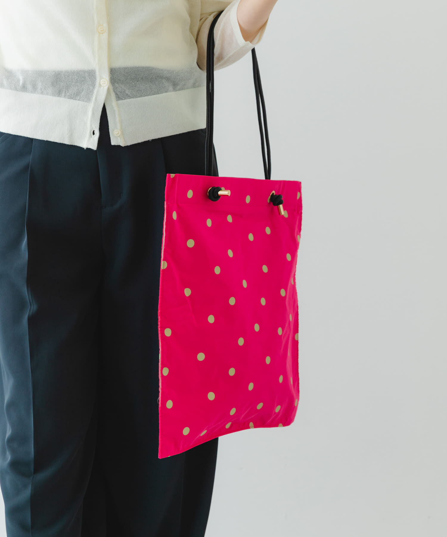 RODE SKO「ドット柄サブバッグ」|トートバッグ|