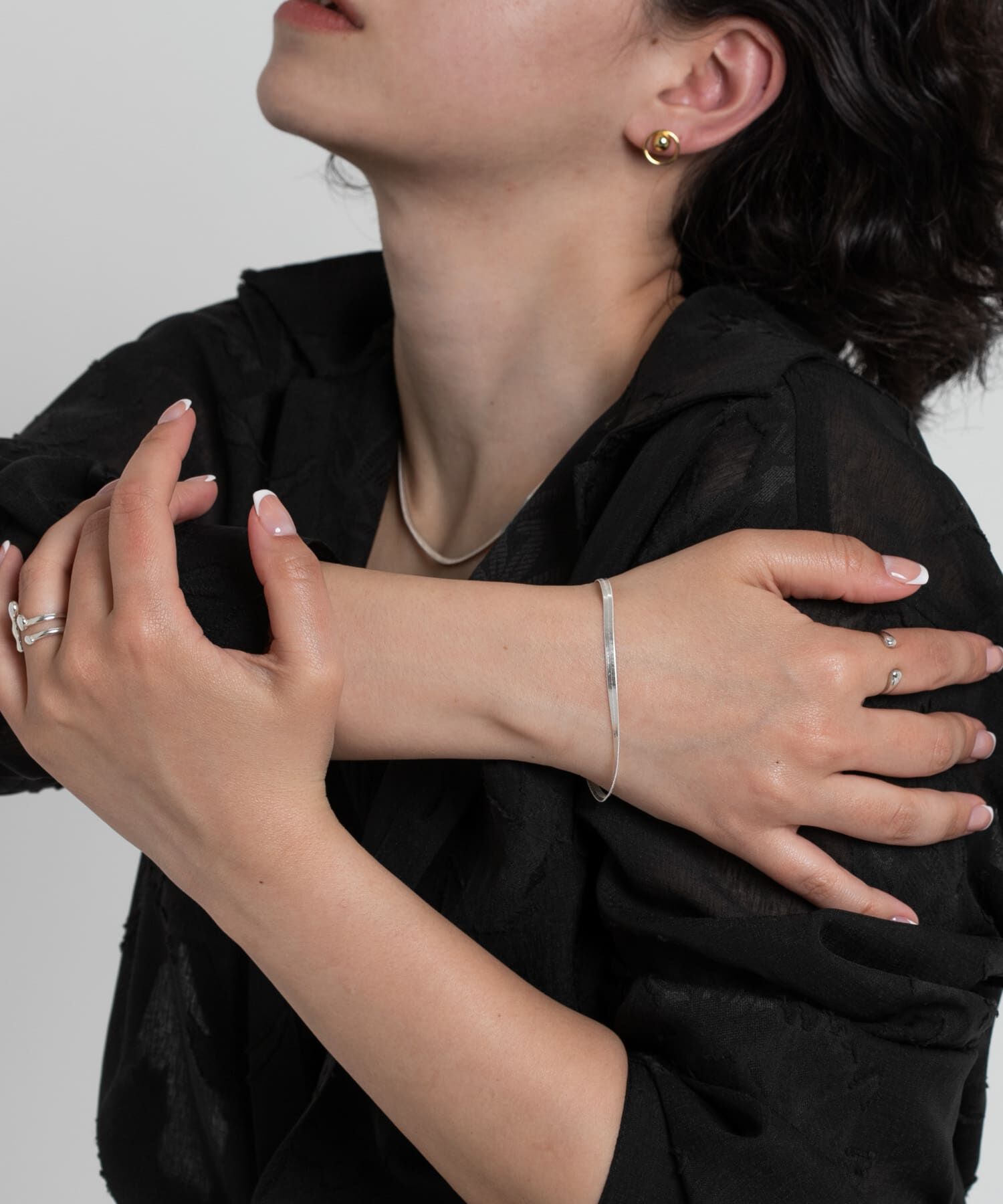 SMELLY「SMELLY so&rsquo;　タイラスネークチェーンブレスレット」|ブレスレット・バングル|