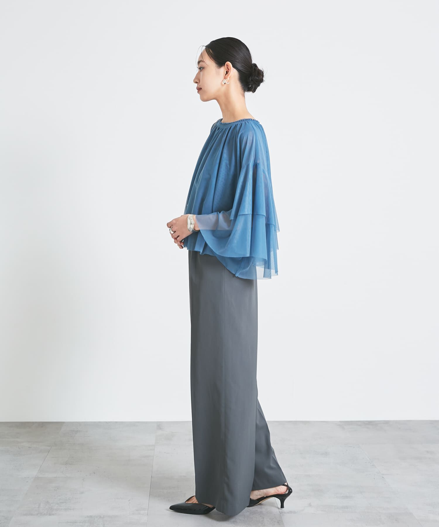 URBAN RESEARCH ROSSO「チュールブラウスセットオールインワン」|スカート|