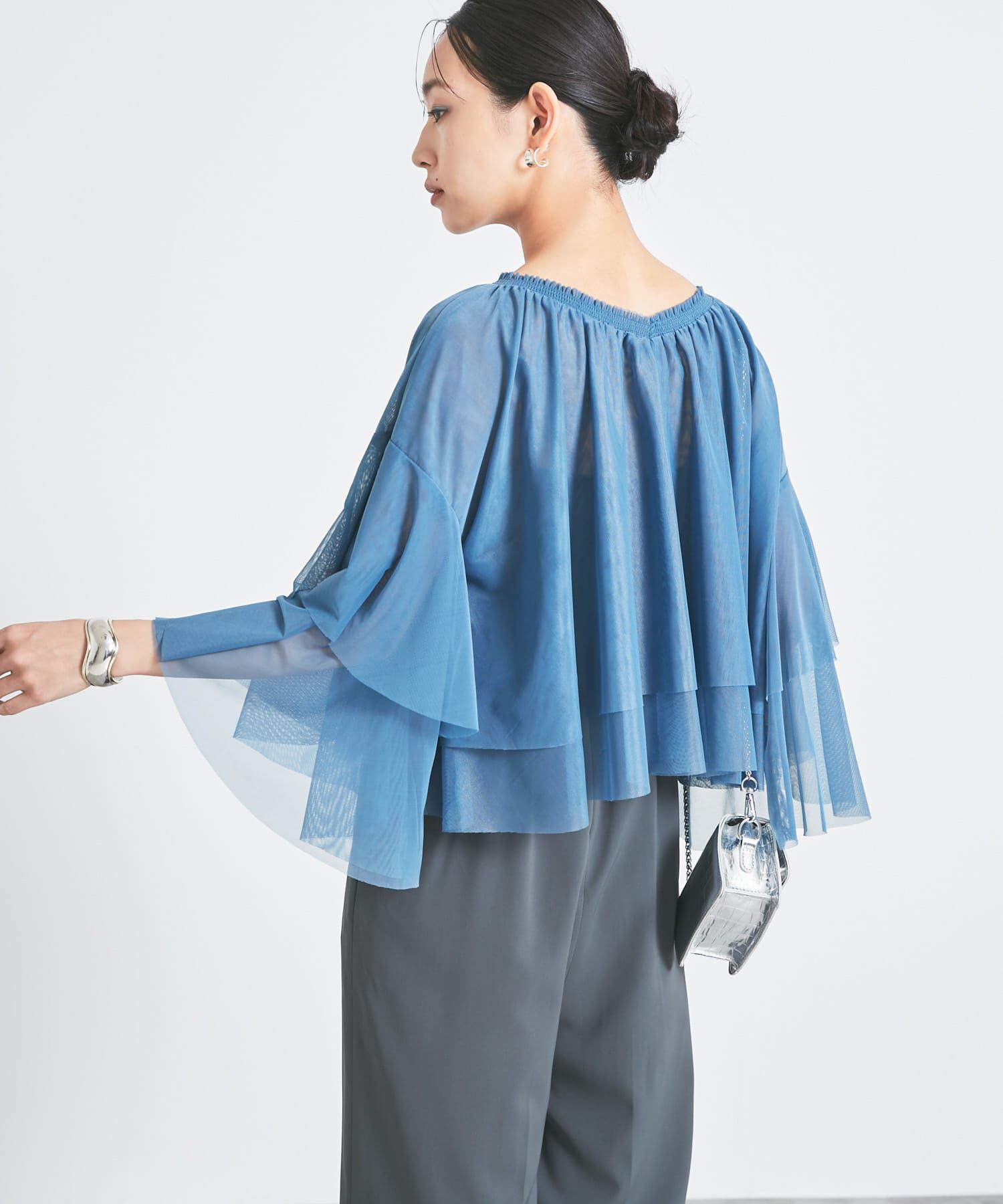 URBAN RESEARCH ROSSO「チュールブラウスセットオールインワン」|スカート|