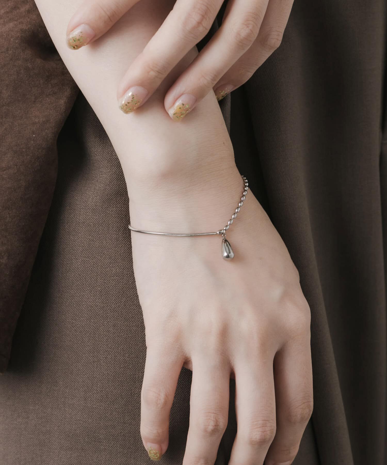 SMELLY「ステンレスドロップトップブレスレット」|ブレスレット・バングル|