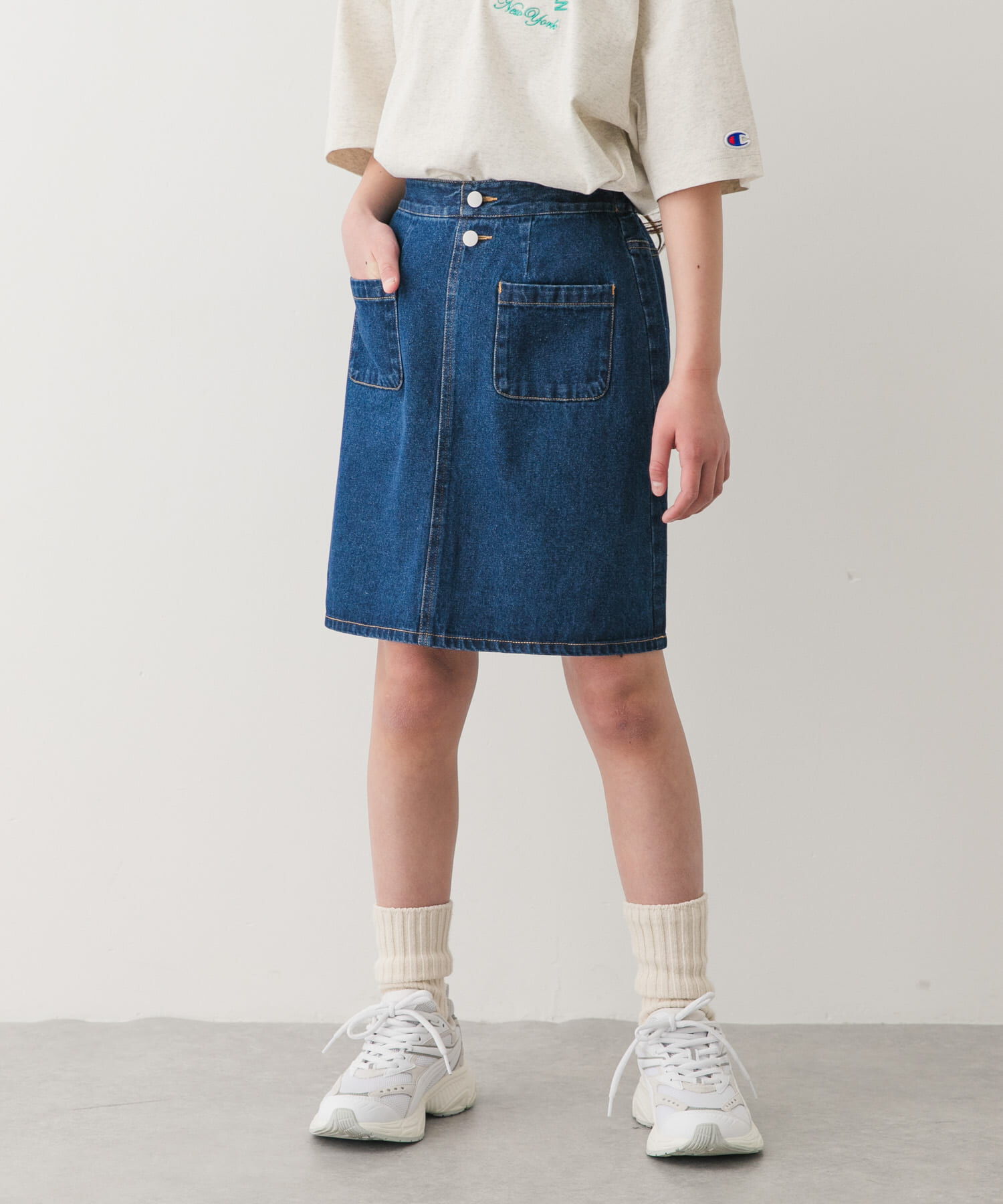 URBAN RESEARCH DOORS「『150サイズ』デニムスカート(KIDS)」|その他|