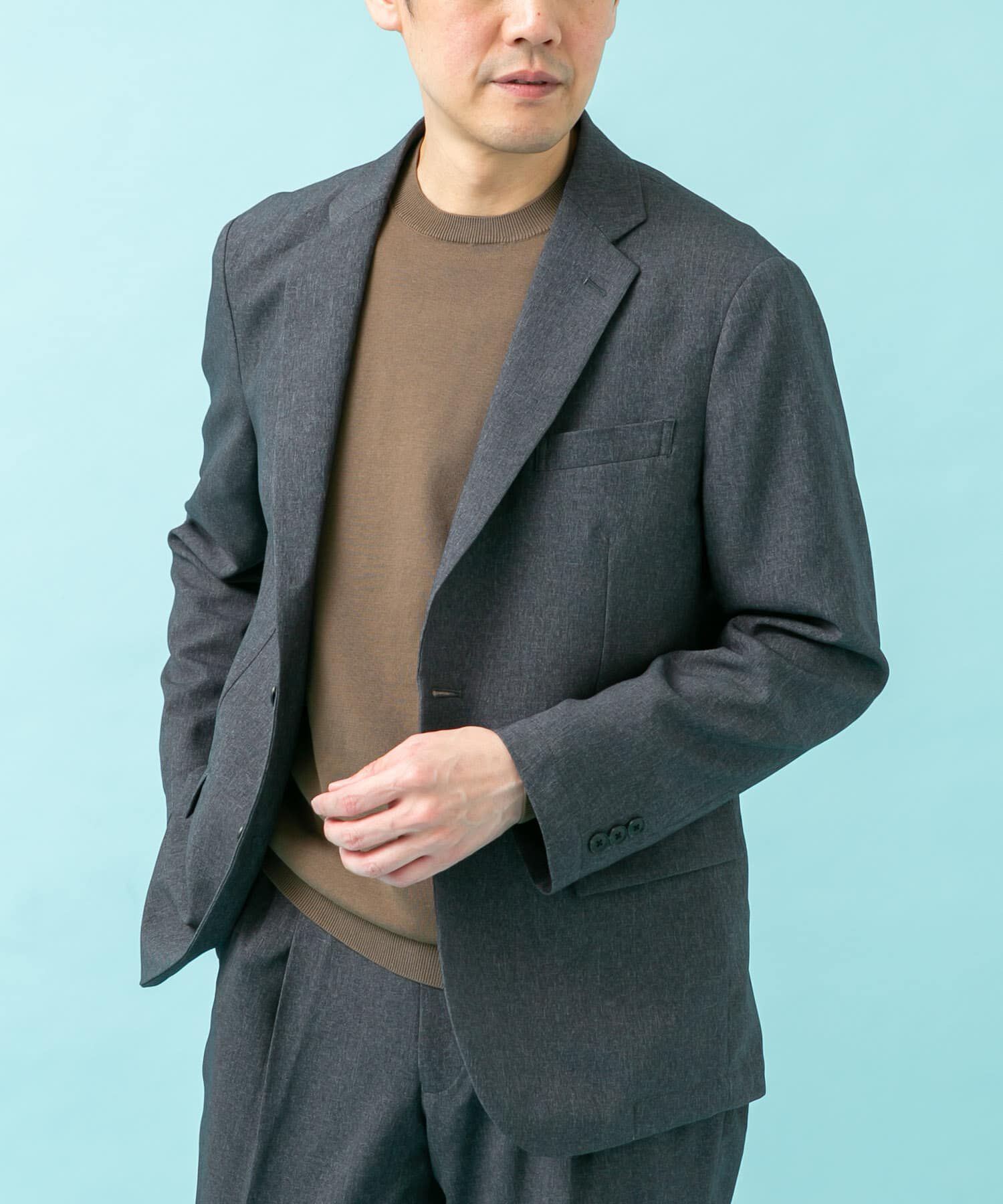 URBAN RESEARCH DOORS「LIFE STYLE TAILOR　メランジストレッチジャケット」|その他|グレー