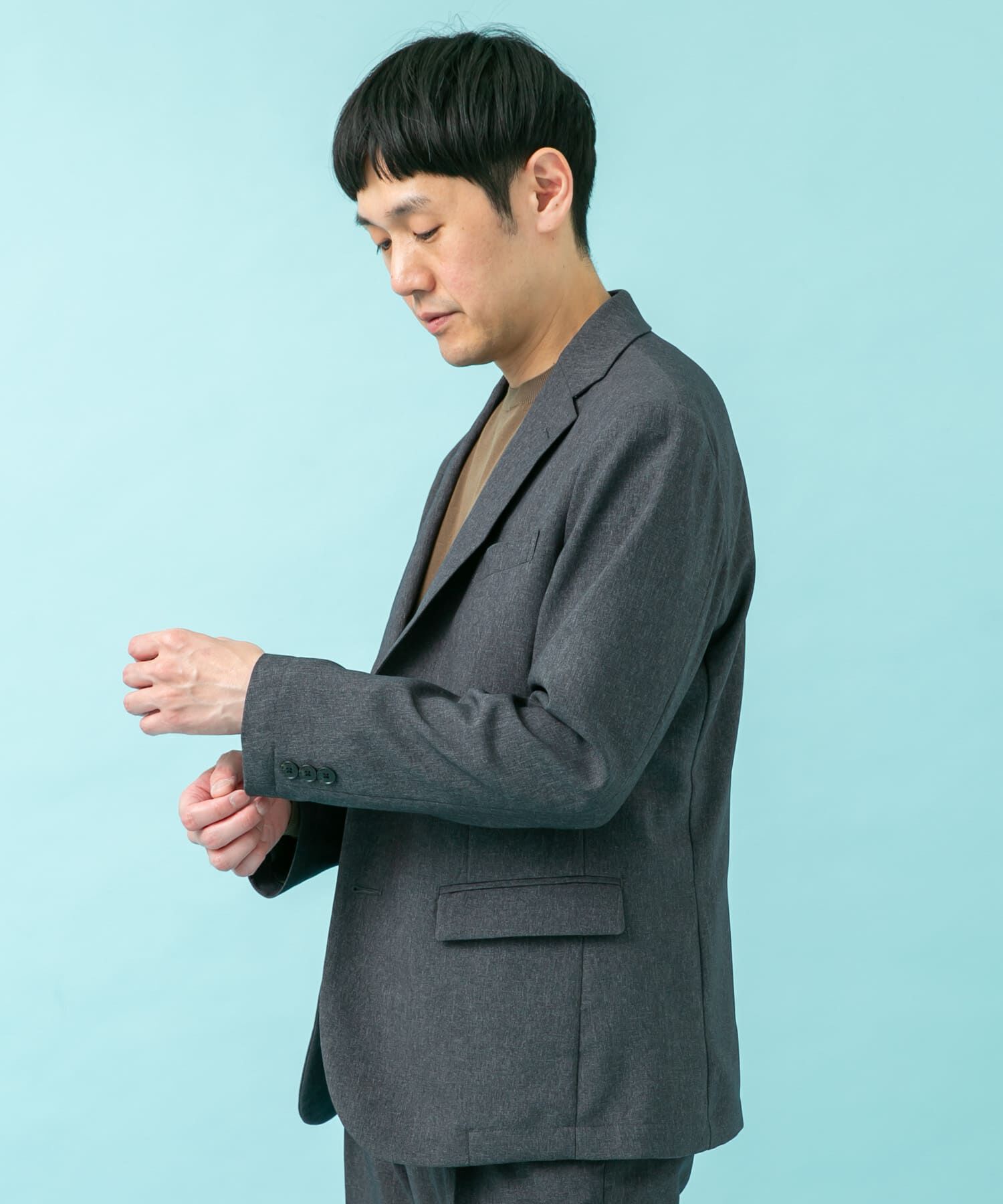 URBAN RESEARCH DOORS「LIFE STYLE TAILOR　メランジストレッチジャケット」|その他|