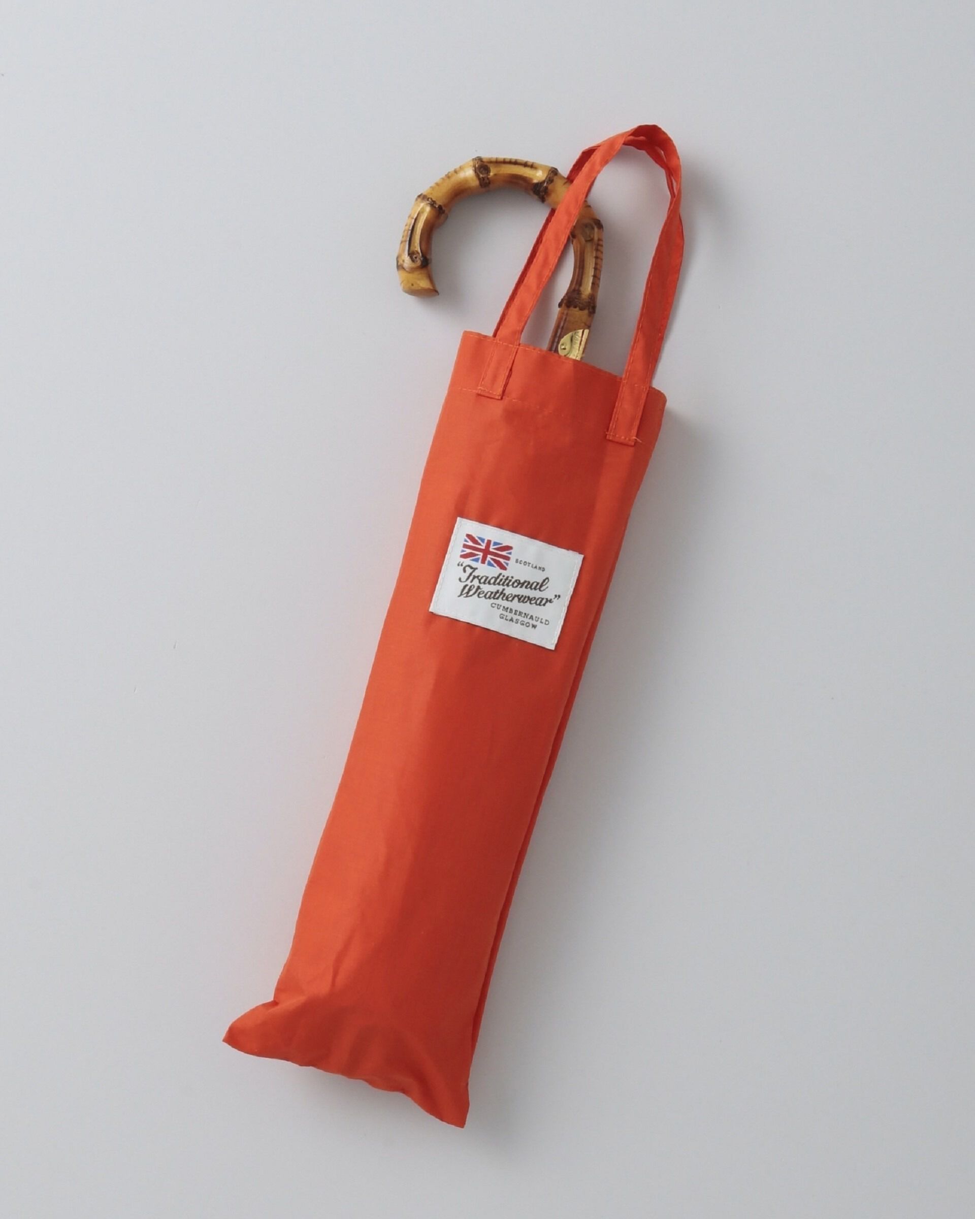 Traditional Weatherwear「FOLDING UMBRELLA BAMBOO」|傘|ｽﾊﾟｲｼｰｵﾚﾝｼﾞ