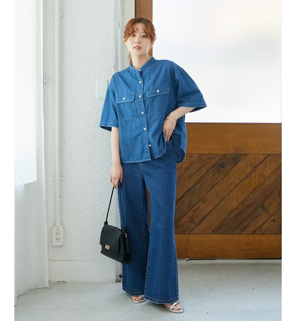  「デニムバギーパンツ」|デニム|