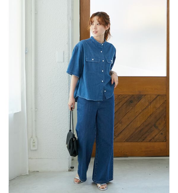  「デニムバギーパンツ」|デニム|