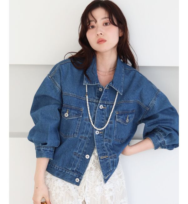  「ソフトデニムジャケット」|その他|ブルー