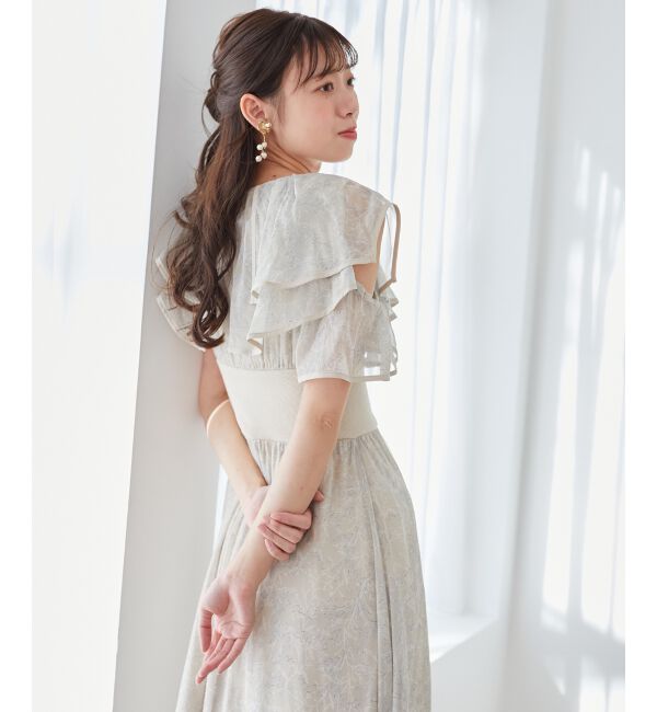  「ダブルカラーコルセットワンピース」|ワンピース|