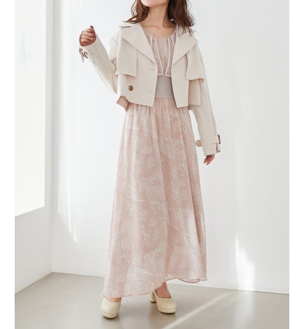  「ダブルカラーコルセットワンピース」|ワンピース|