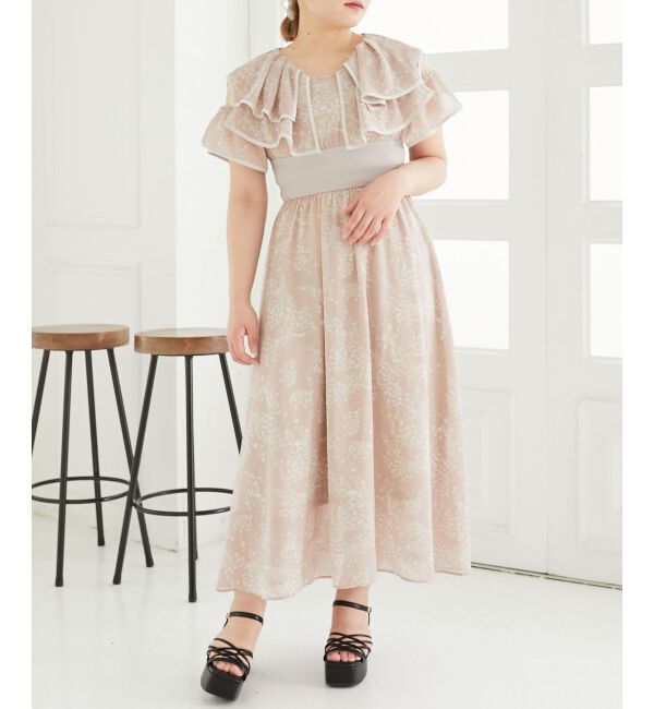  「ダブルカラーコルセットワンピース」|ワンピース|