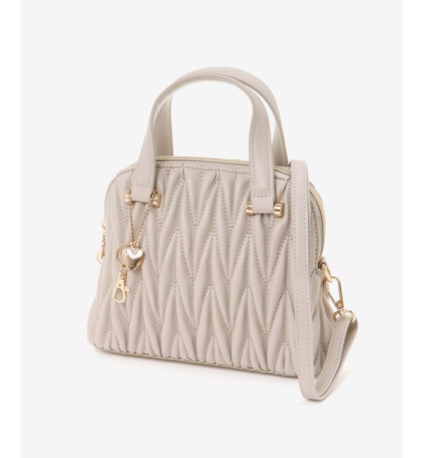 MAJESTICLEGON「♯チャームセットキルティングバッグ」|ショルダー・メッセンジャー|