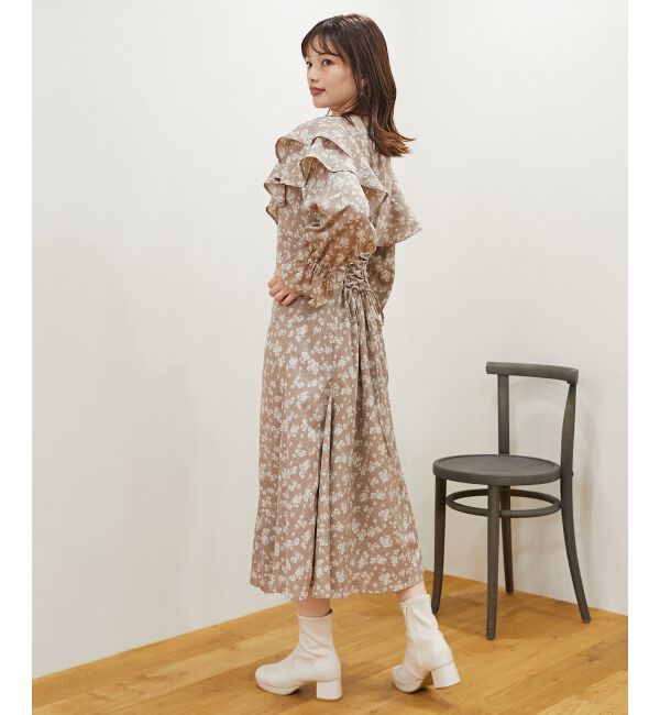 MAJESTICLEGON「スタイルアップフリルワンピース」|ワンピース|