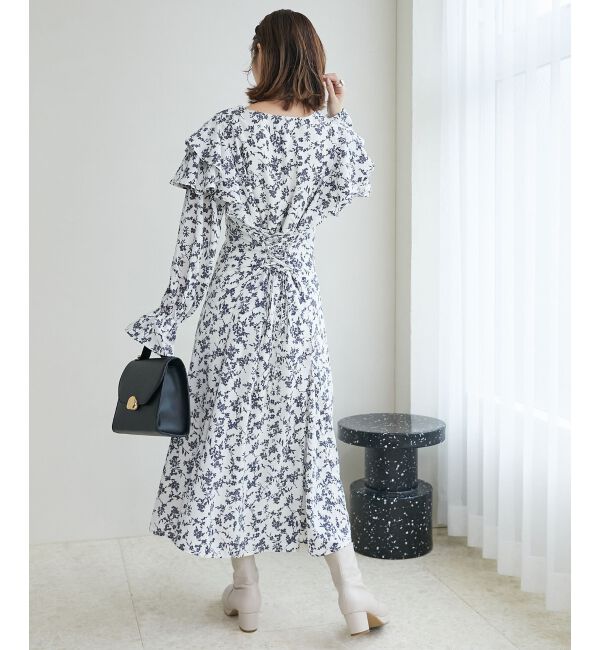 MAJESTICLEGON「スタイルアップフリルワンピース」|ワンピース|