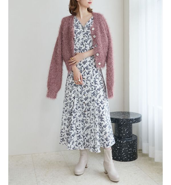 MAJESTICLEGON「スタイルアップフリルワンピース」|ワンピース|