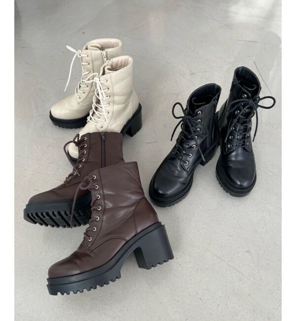 MAJESTICLEGON「☆レースアップショートブーツ」|ショートブーツ|
