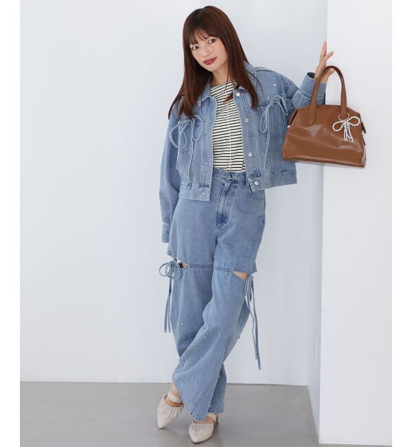 MAJESTICLEGON「クルーネックパワショルトップス」|Tシャツ・カットソー|