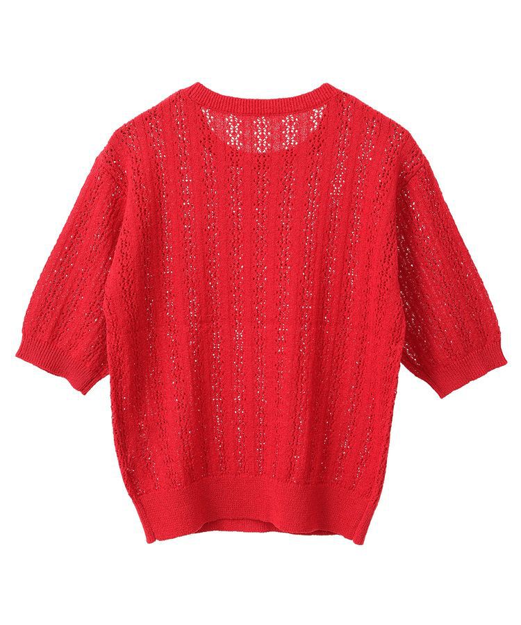 earth music&ecology「透かしニットプルオーバー」|ニット・セーター|