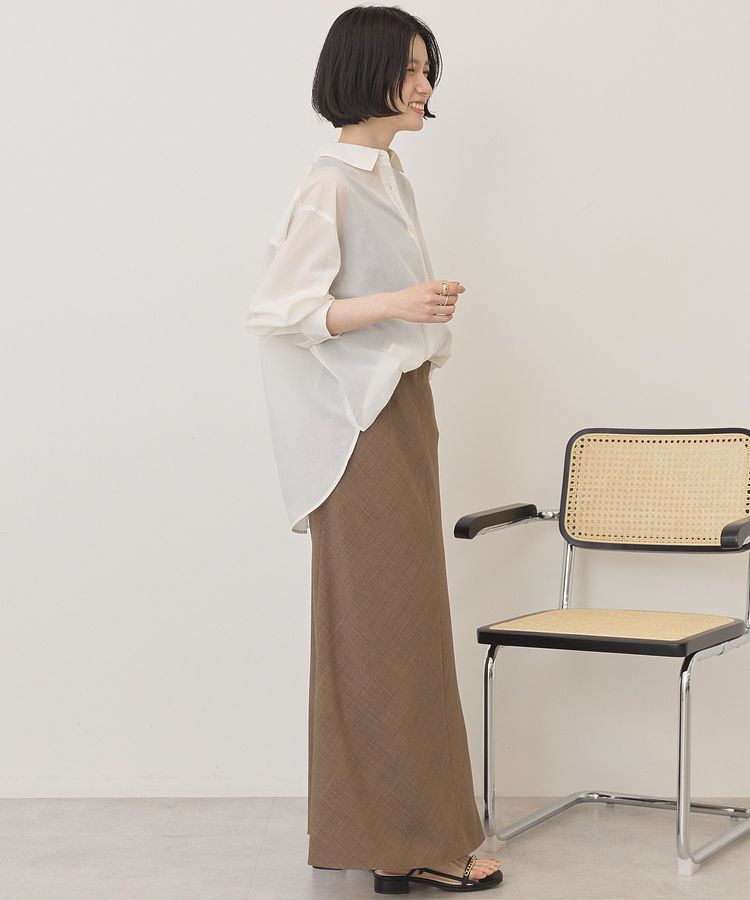 AMERICAN HOLIC「【接触冷感・イージーケア】リネンライクマーメイドスカート」|スカート|