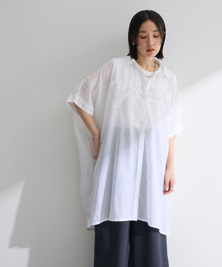 Green Parks「ノースリーブフェミニンロゴプルオーバー」|Tシャツ・カットソー|