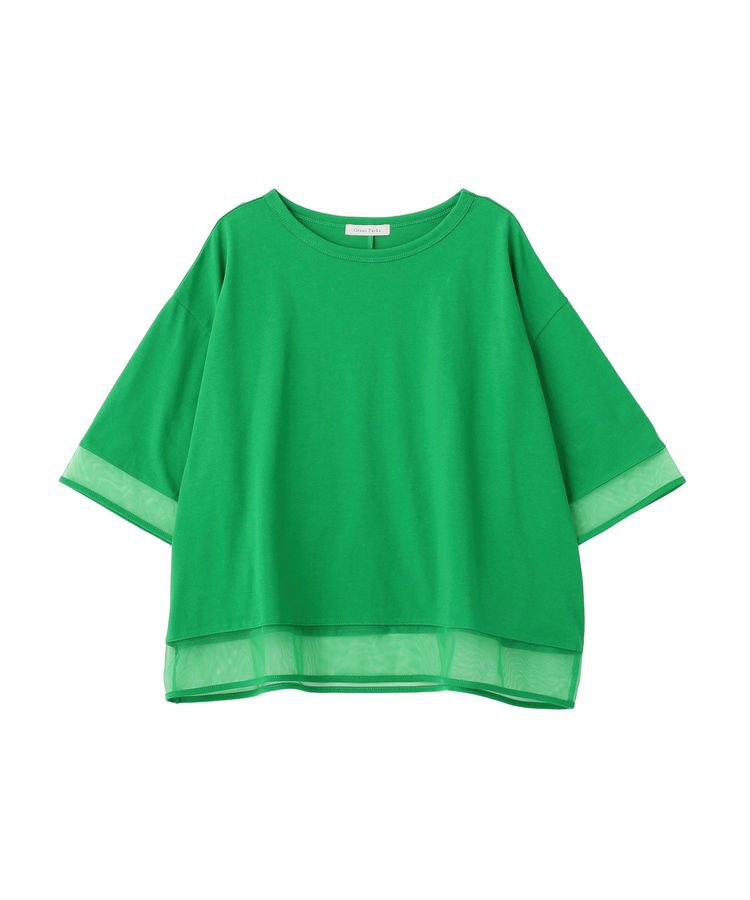 Green Parks「【適ON】遮熱チュールドッキングプルオーバー」|Tシャツ・カットソー|