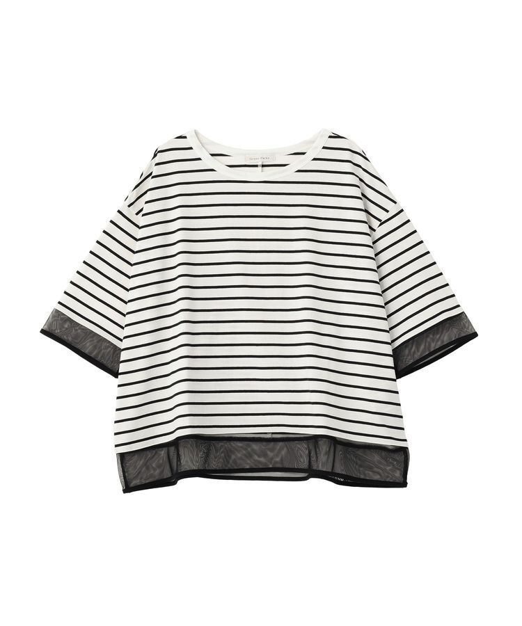 Green Parks「【適ON】遮熱チュールドッキングプルオーバー」|Tシャツ・カットソー|Border